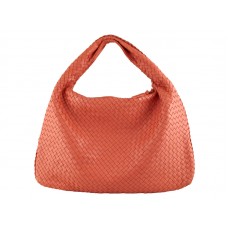 Bottega Veneta Ebano Intrecciato Nappa Belly Veneta Watermelon Red Bottega Veneta Ebano Intrecciato Nappa Belly Veneta Watermelon Red