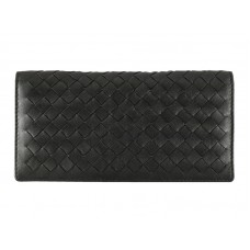 Bottega Veneta Intrecciato Nappa Continental Wallet Black Bottega Veneta Intrecciato Nappa Continental Wallet Black