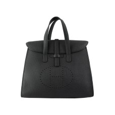 Hermes 08c Flap Bag Black