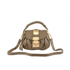 Miu Miu Small Coffer Bag Khaki