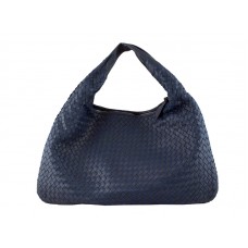 Bottega Veneta Ebano Intrecciato Nappa Belly Veneta Blue Bottega Veneta Ebano Intrecciato Nappa Belly Veneta Blue