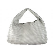Bottega Veneta Ebano Intrecciato Nappa Belly Veneta White Bottega Veneta Ebano Intrecciato Nappa Belly Veneta White