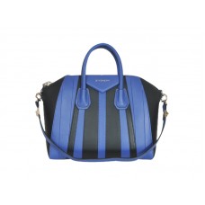 Givenchy Large Antigona Bag Bi-Color Blue Black
