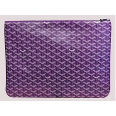 Goyard Chevron Senat Pochette Gm Mauve sar0201495 Goyard Chevron Senat Pochette Gm Mauve sar0201495