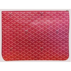 Goyard Chevron Senat Pochette Gm Red sar0201498 Goyard Chevron Senat Pochette Gm Red sar0201498