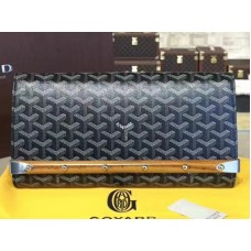 Goyard Chevron Monte Carlo Bois Clutch Black Goyard Chevron Monte Carlo Bois Clutch Black