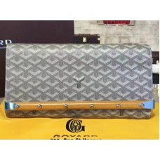 Goyard Chevron Monte Carlo Bois Clutch Khaki Goyard Chevron Monte Carlo Bois Clutch Khaki
