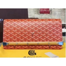 Goyard Chevron Monte Carlo Bois Clutch Orange Goyard Chevron Monte Carlo Bois Clutch Orange
