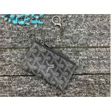 Goyard Coin Purse Keychain Grey Goyard Coin Purse Keychain Grey