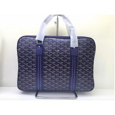 Goyard Goyardine Briefcase Blue Goyard Goyardine Briefcase Blue
