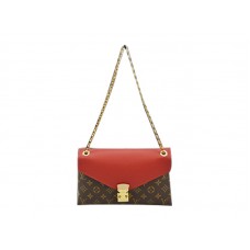 Louis Vuitton Monogram Pallas Chain Red