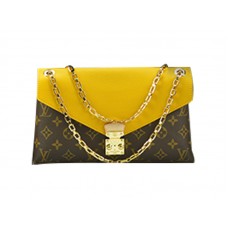 Louis Vuitton Monogram Pallas Chain Yellow