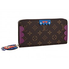 Louis Vuitton Monogram Canvas Zippy Wallet Totem Magenta
