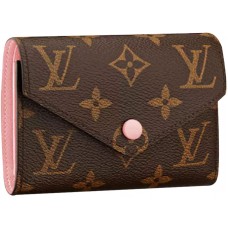 Louis Vuitton Monogram Canvas Victorine Wallet Rose Ballerine m62360