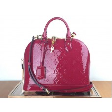 Louis Vuitton Monogram Vernis Alma Pm Magenta m91611